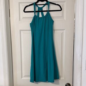 Prana Teal Backless Dress